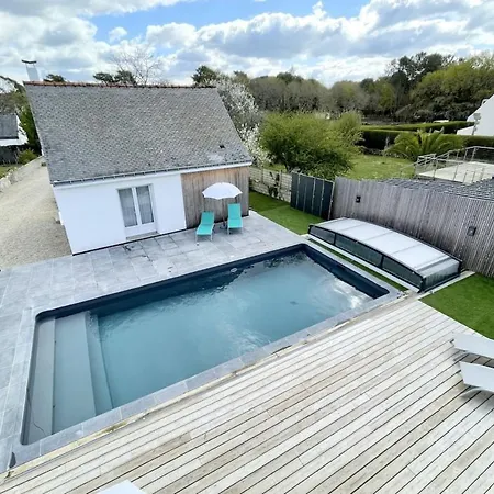 Le Dolmen Maisonnette Ultra Cocooning - Piscine Carnac